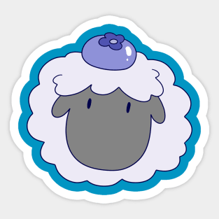 Blueberry Sheep Face Sticker